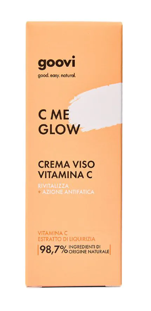 Goovi C Me Glow Crema Viso Rivitalizzante ed Energizzante Vitamina C 50 ml